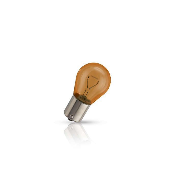 Лампочка для поворотников Philips PY21W, цвет Оранжевый