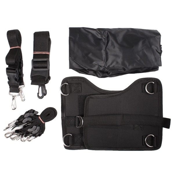 Кофр задний для мотоцикла PROUD TO RIDE RB382, цвет Черный