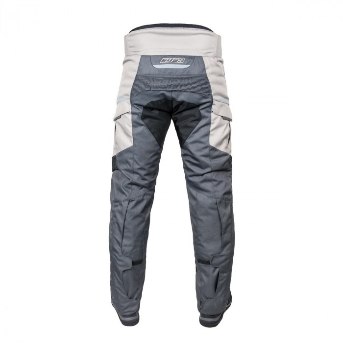 Мотоштаны RUSH LONG RIDE PANT текстиль, цвет Антрацит/Бежевый, Размер L