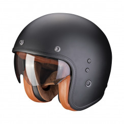 Мотошлем Scorpion EXO BELFAST EVO LUXE, цвет Черный Матовый, Размер M
