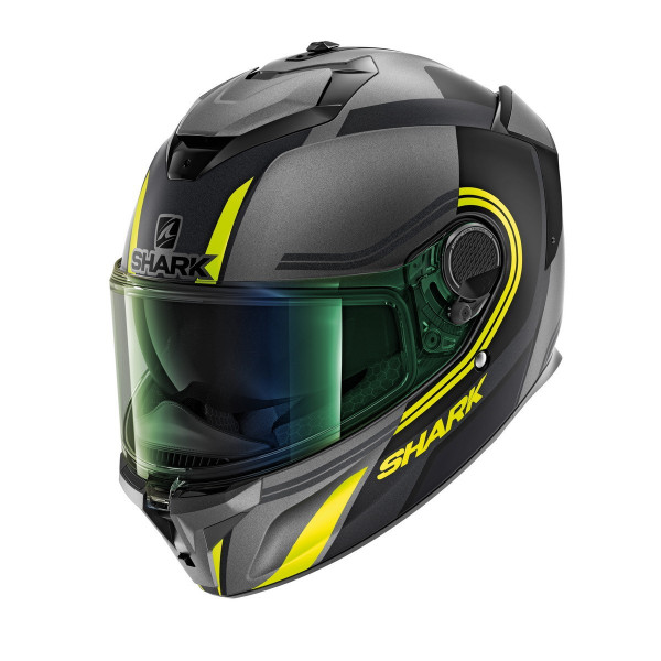 Визор SPARTAN GT, цвет Зеленый, зеркальный