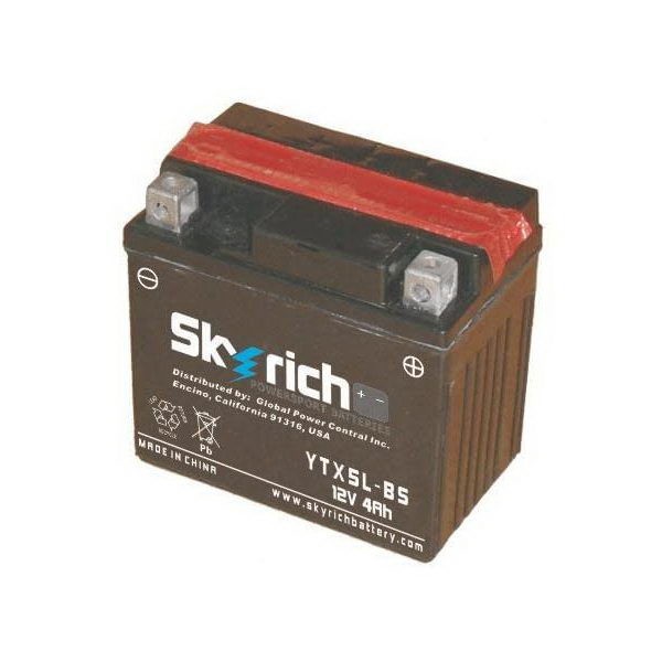 Мото аккумулятор YTX5L-BS 12В 5 А/ч MF