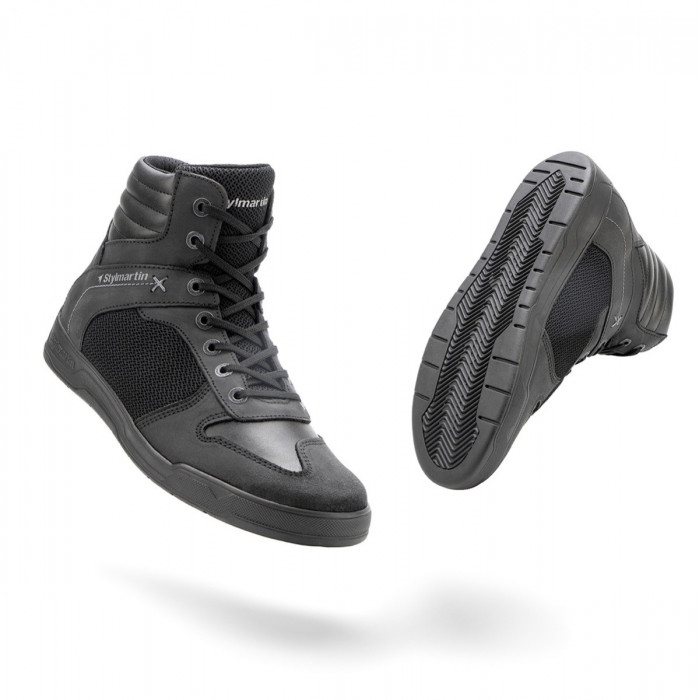Мотокеды Stylmartin ATOM BLACK NERO, цвет Черный, Размер 47