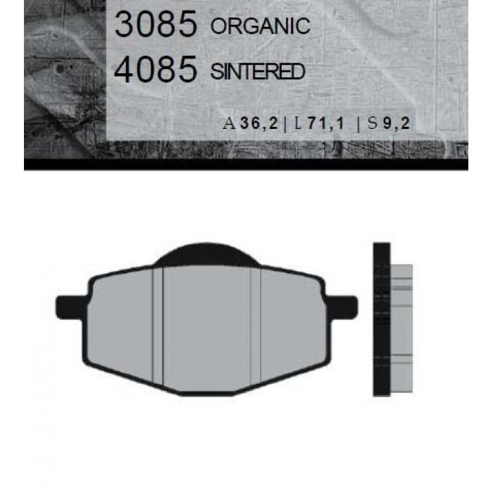 Тормозные колодки Brenta FT 3085 Organic