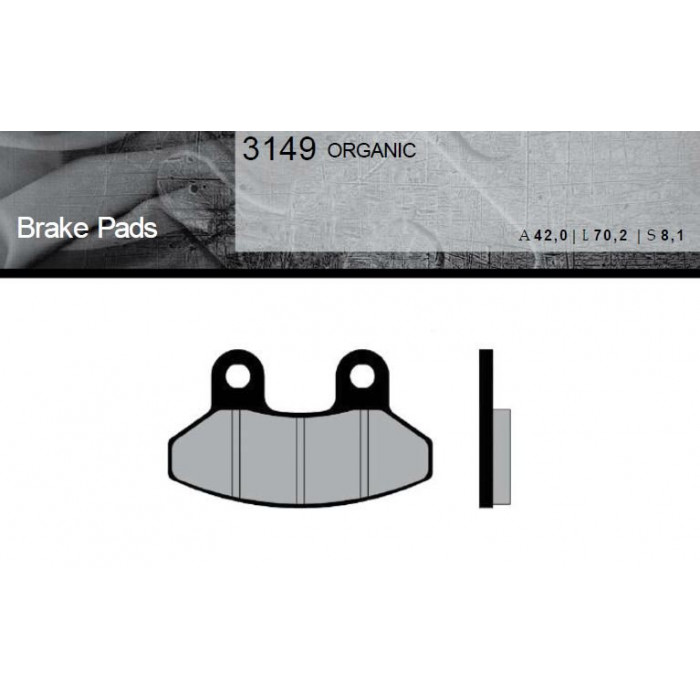 Тормозные колодки Brenta FT 3149 Organic