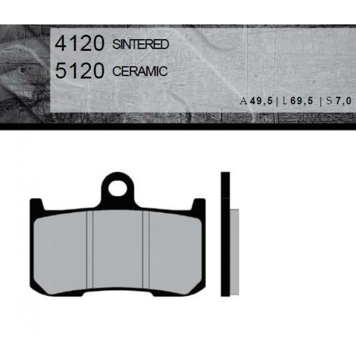 Тормозные колодки Brenta FT 4120 Sintered