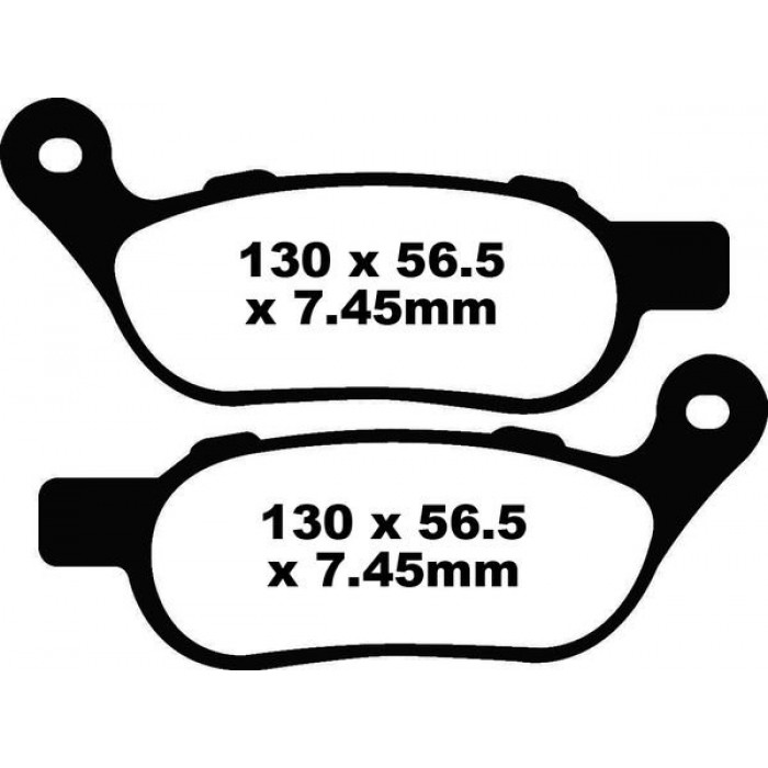 Тормозные колодки EBC FA458HH DOUBLE H Sintered