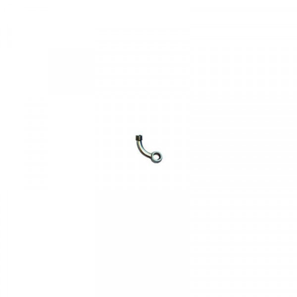 Фитинг тормозного шланга удлиненный, изгиб 75 градусов, повернут на 45 градусов, цвет Хром