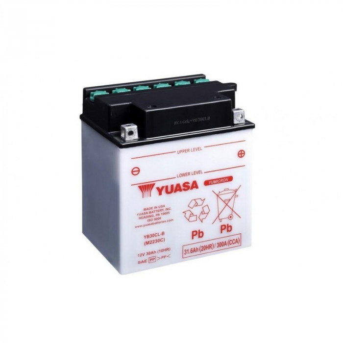 Мото аккумулятор YUASA YB30CL-B