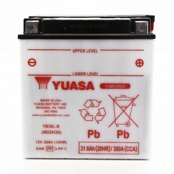 Мото аккумулятор YB30L-B