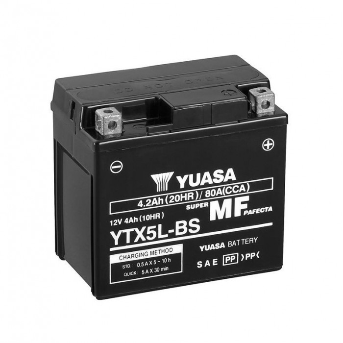 Мото аккумулятор YUASA YTX5L-BS