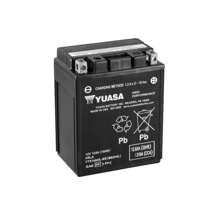Мото аккумулятор YUASA YTX14AHL-BS