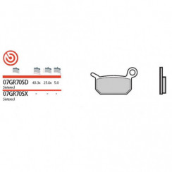 Тормозные колодки Brembo 07GR70SD