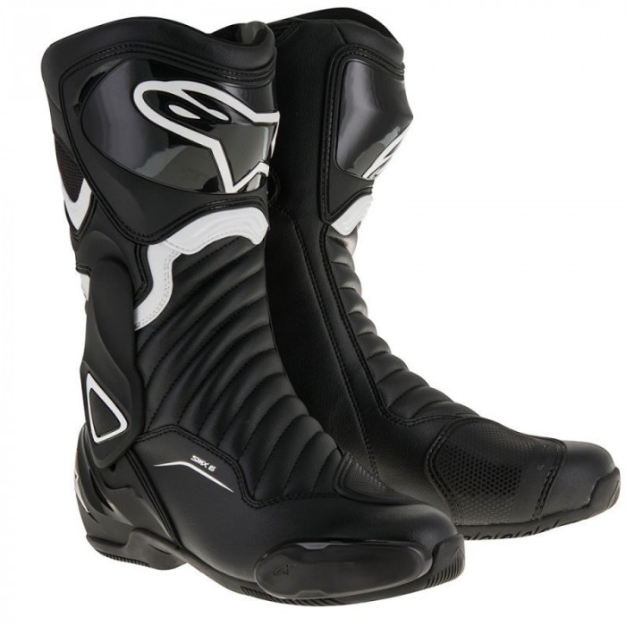 Мотоботы Alpinestars SMX-6 V2, черно-белый, размер 41