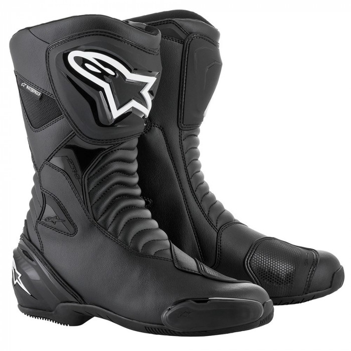 Мотоботы Alpinestars SMX S WP, черный, размер 41