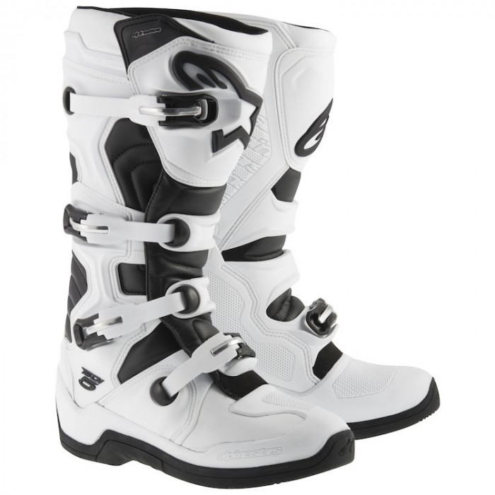 Мотоботы Alpinestars TECH 5, бело-черный, размер 8