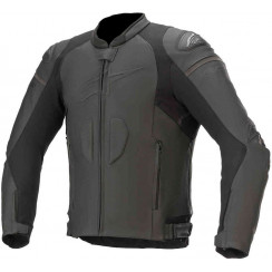 Мотокуртка кожаная Alpinestars GP PLUS R V3 LEATHER JACKET, черный, размер 58
