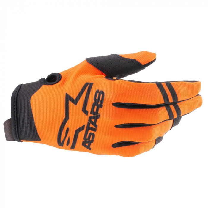 Мотоперчатки кроссовые Alpinestars YOUTH RADAR GLOVES, оранжево-черный, размер 2XS