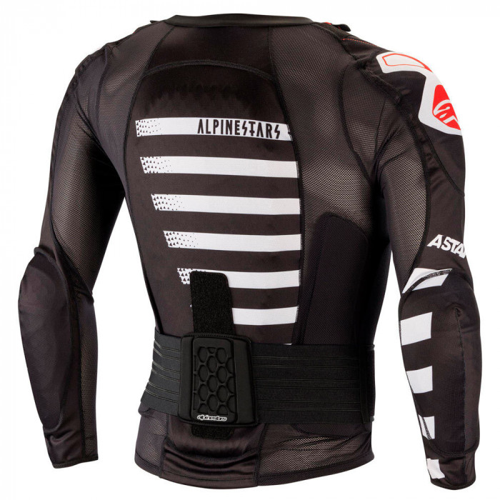 Защита тела Alpinestars SEQUENCE PROTECTION JACKET LONG SLEEVE, черно-бело-красный, размер S