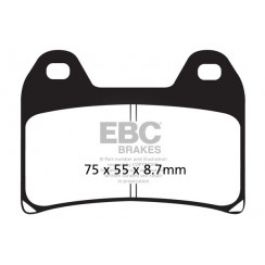 Тормозные колодки синтетические EBC FA244HH