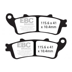 Тормозные колодки EBC FA261/2HH DOUBLE H Sintered