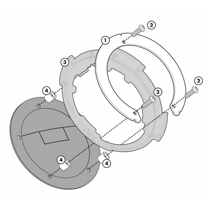 Крепеж GIVI BF01 TANKLOCK сумки на бак мотоцикла Suzuki