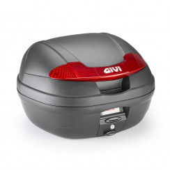 Кофр GIVI E340N2 BLACK RED REFLECTORS