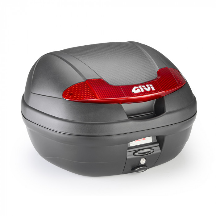 Кофр GIVI E340N2 BLACK RED REFLECTORS