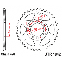 Звезда цепного привода JT JTR1842.45