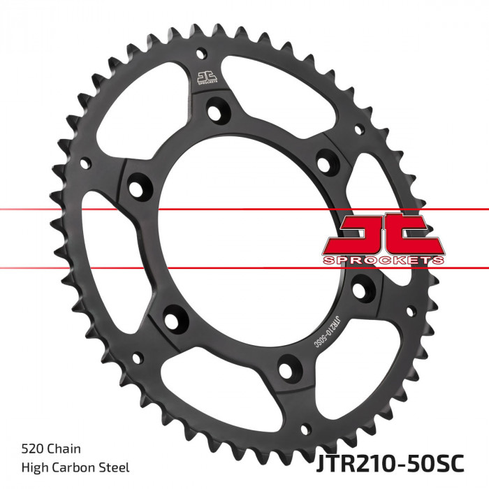 Звезда цепного привода JT JTR210.50SC