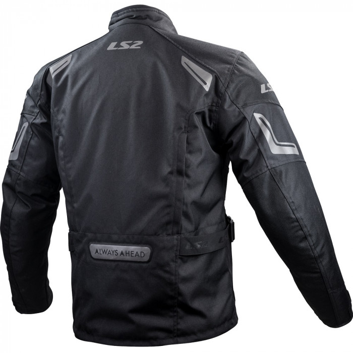 Мотокуртка мужская LS2 PHASE MAN JACKET, черный, размер M