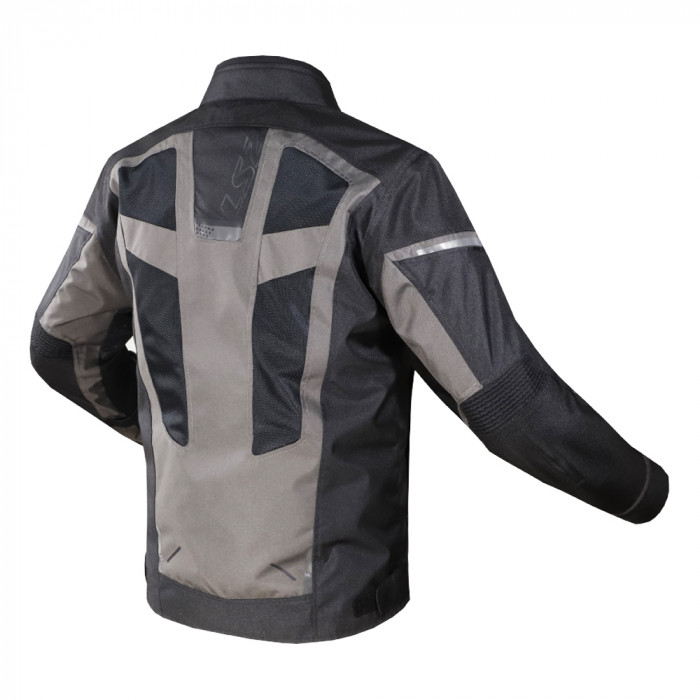 Мотокуртка мужская LS2 SCOUT MAN JACKET, черно-темно-серый, размер M