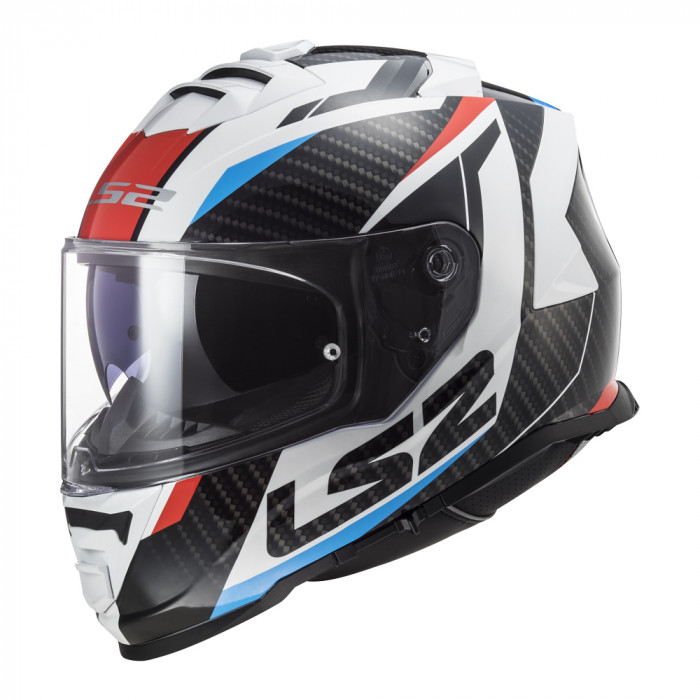 Мотошлем LS2 FF800 STORM II RACER, красно-синий, размер XL