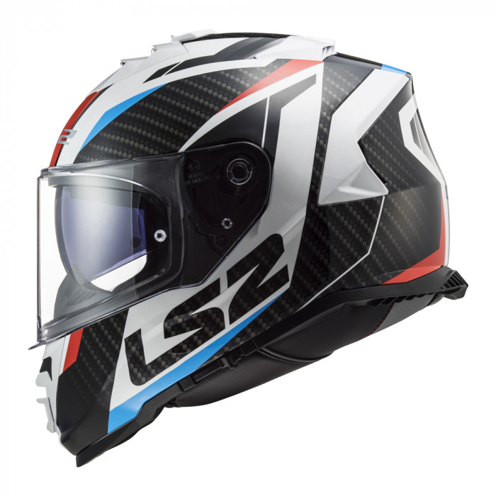 Мотошлем LS2 FF800 STORM II RACER, красно-синий, размер XL