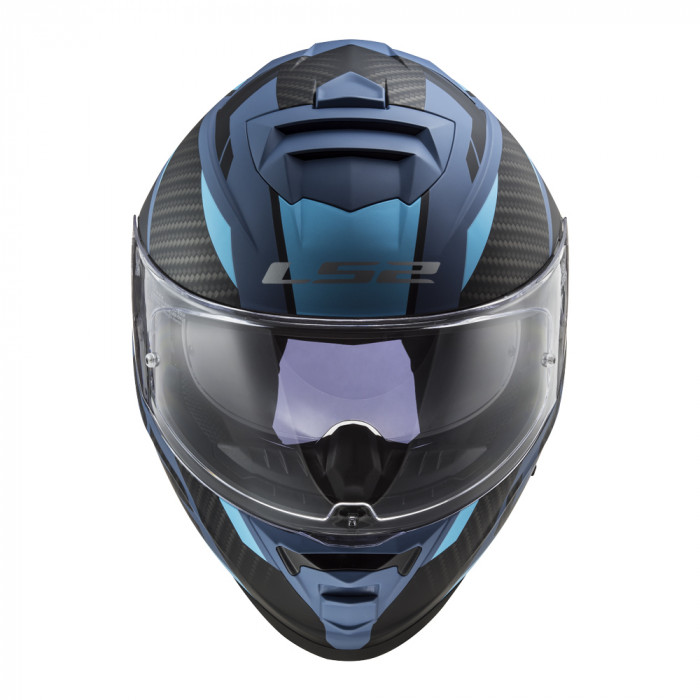Мотошлем LS2 FF800 STORM II RACER, матовый синий, размер 2XL