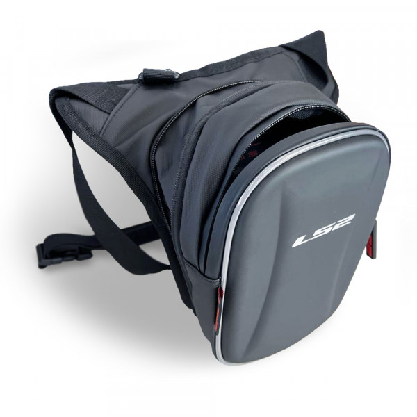 Сумка на бедро расцветки под кожу LS2 4, 5л, черный