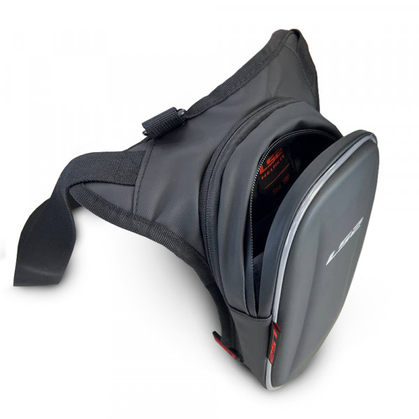 Сумка на бедро расцветки под кожу LS2 4, 5л, черный