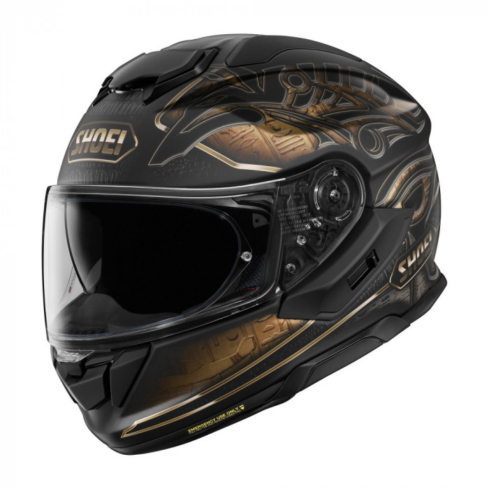 Мотошлем SHOEI GT-Air 3 NILE, золотисто-черный, размер S
