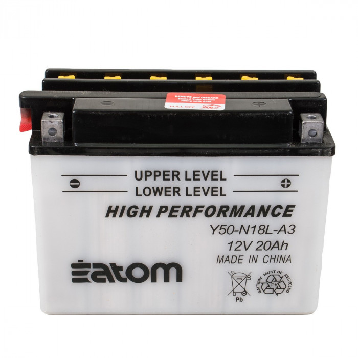 Мото аккумулятор ATOM Y50-N18L-A3 HIGH PERFORMANCE