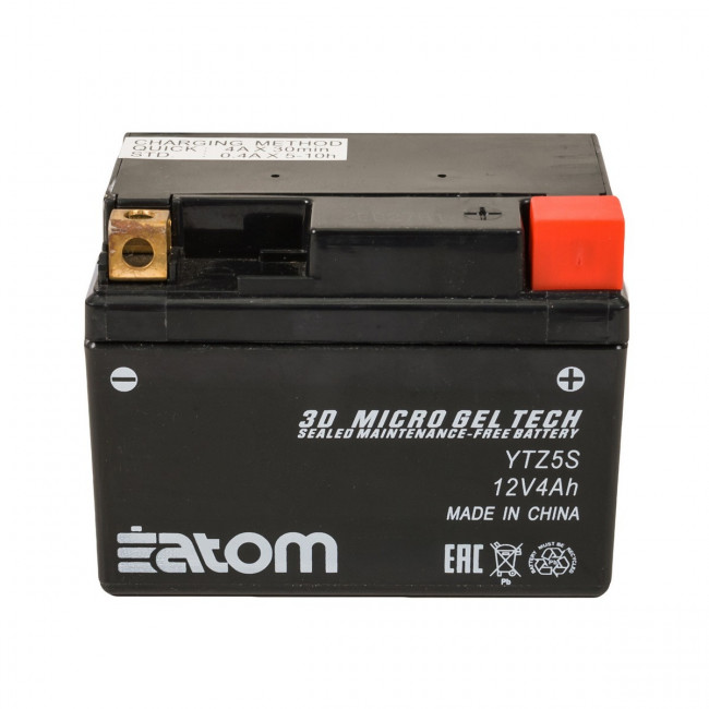 Мото аккумулятор YTZ5S GEL гелевый