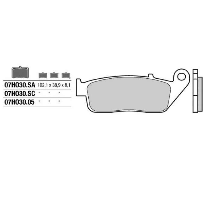 Тормозные колодки полусинтетические EBC FA457V