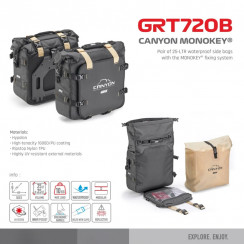 Сумка GIVI GRT720B для мотоцикла  ENDURO SIDE BAGS 25 + 25LT