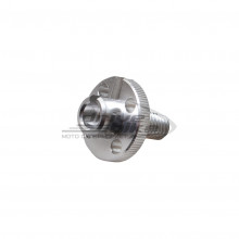 [EMGO] Регулятор троса сцепления алюминиевый SUZUKI GSX-R, цвет Серебристый