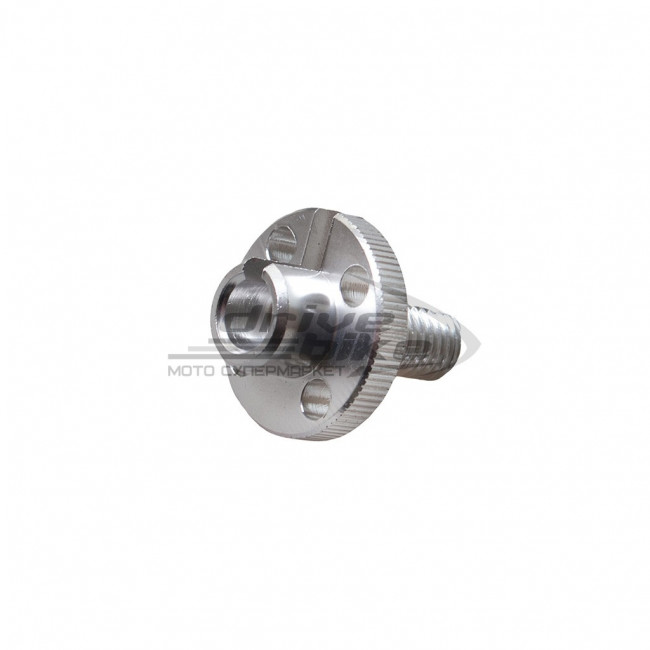 Регулятор троса сцепления алюминиевый SUZUKI GSX-R, цвет Серебристый