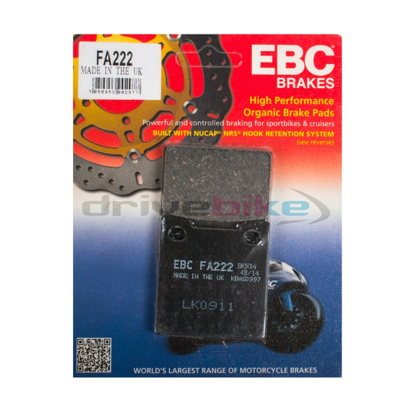 Тормозные колодки FA222