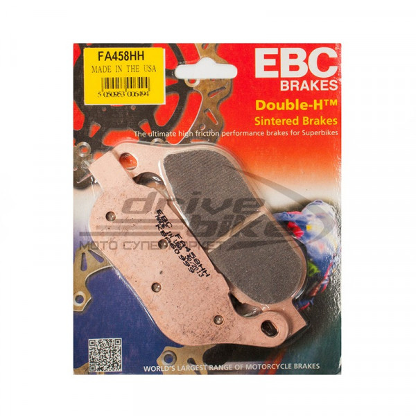 Тормозные колодки FA458HH DOUBLE H Sintered
