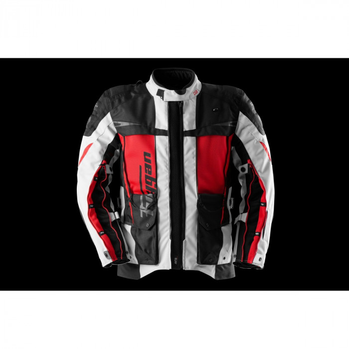 Мотокуртка Furygan MONTROC KEVLAR PRIMALOFT 3in1 текстиль, цвет Черный/Белый/Красный, Размер S