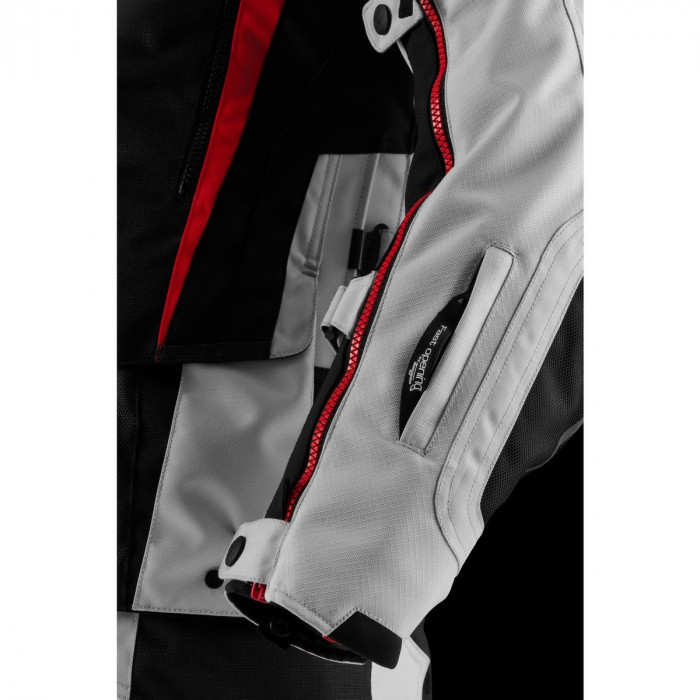 Мотокуртка Furygan MONTROC KEVLAR PRIMALOFT 3in1 текстиль, цвет Черный/Белый/Красный, Размер S