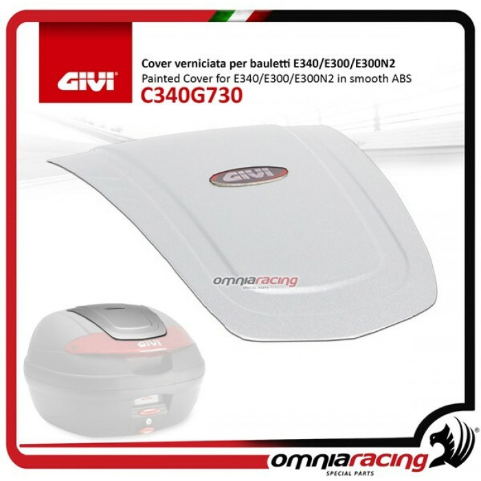Крышка верхняя GIVI C340G730 для E300-E340-B33 серебр.