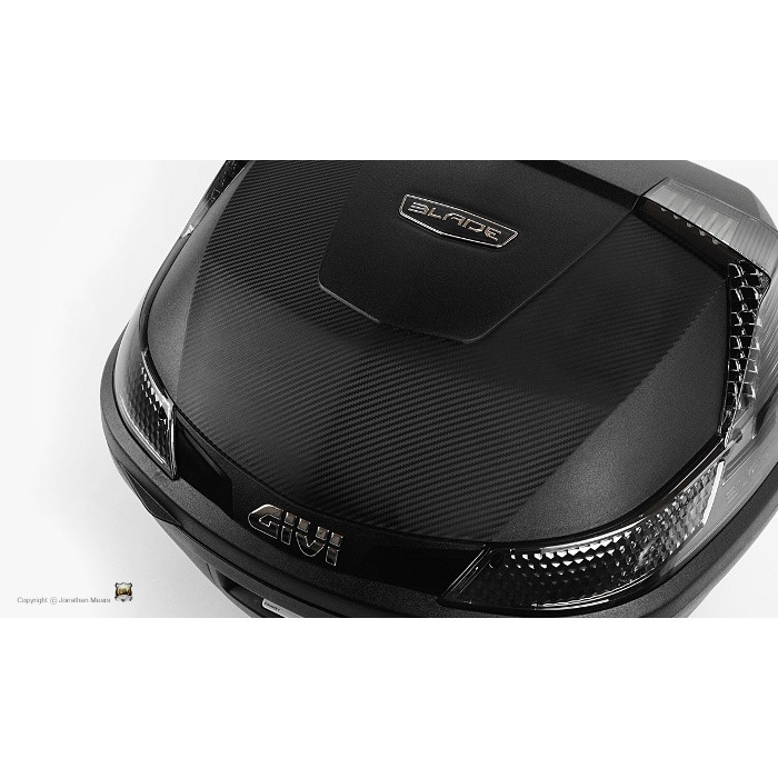 Кофр MONOLOCK л Givi - B37NT, чёрный, серебристый